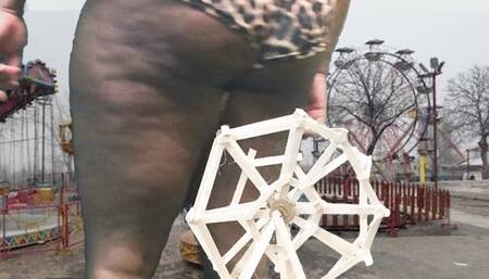 Giantess - Giantess MXDominion Visits the Carnival , female domination, crush, giantess special effects  1080