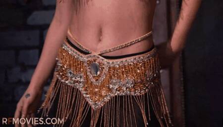 Ameliya's Big Belly Button Delight - Upside Down Tickling, Belly Button Licking & Oriental Belly Play (FULL HD MP4)