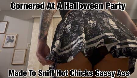 Cornered At The Halloween Party!