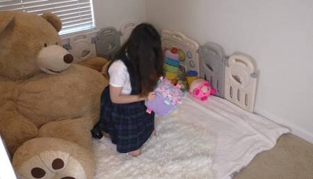 School Girl Feeding, Bugs First Steps, and Crib Feeding