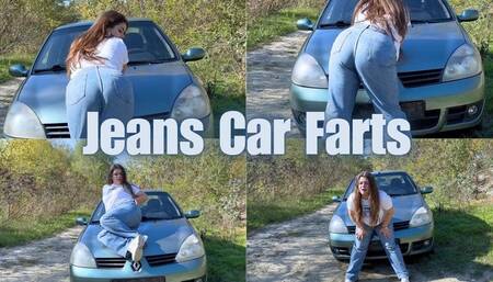 Stinky Car Farting Queen In Jeans