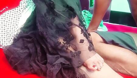 Beautiful Housewife Having Sex with Neighbor Son-in-low.