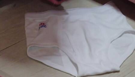 I opened the new brief and immediately bukkake