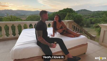 Andrea Retali has incredible sex with a gorgeous sunset in the background