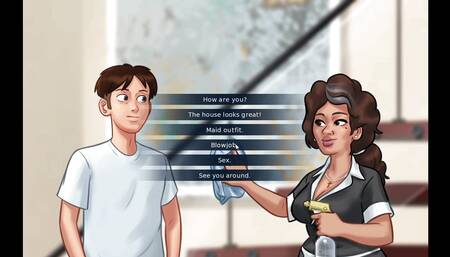 summertime saga - consuela got fucked my her owner part 1