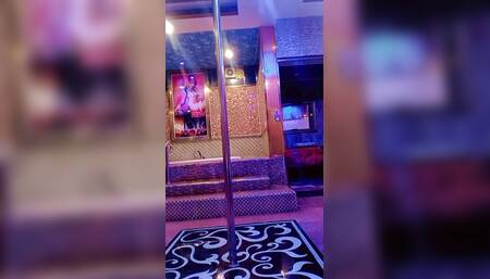 Your beautiful brunette makes you a stripper sensually