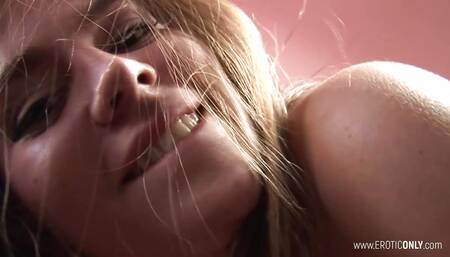hot brunette gets fucked hard in her tight pussy by a BBC