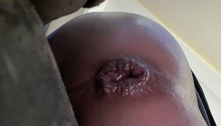 Trying to fist my ass