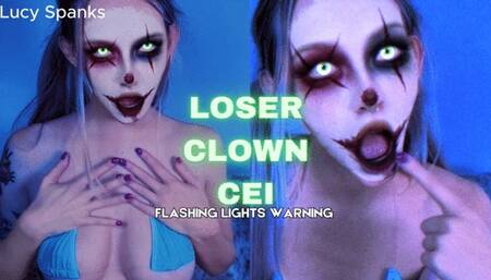 Scary Clown CEI Jerk Off Instructions Femdom POV Humiliation