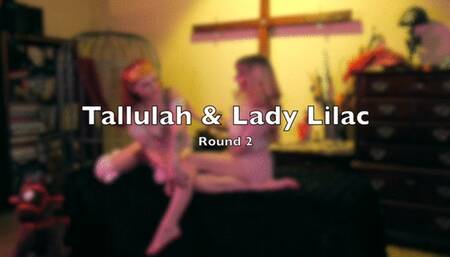 Tickle Wars 4 - Bout 2 - Tallulah & Lady Lilac M4V Tickle Contest - Wrestling - Fun