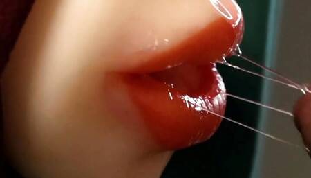The hottest wet blowjob for a big cock