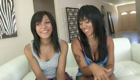 Spicy as hell lesbian fuck with a gorgeous brunette Tess Morgan