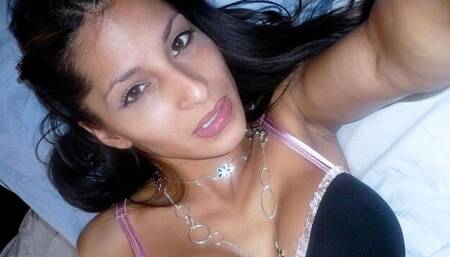 Wonderful solo masturbation with a big-boobed brunette Spicy J