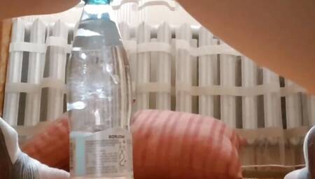 While my stepmother is not at home, I found her toys and some other things to have fun with