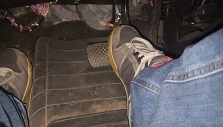 Morning drive in skate shoes