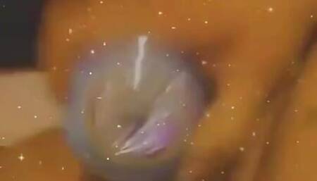 Blue Dildo In Pussy