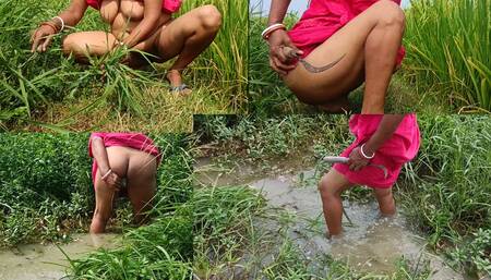 grass I inserted my pussy while mowing the nomita bhabhi