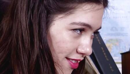 Sexy hairy brunette loves cunnilingus and anal rimming