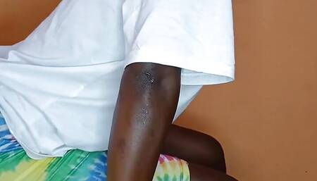 Ebony Black Teen Is Good in Doggy Style