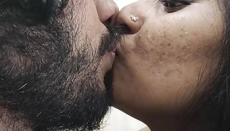 Vaishnavy seduce Sharun Raj and doing hot kiss romance in saree, Mallu couple seduce and hot kiss romance , Malayali seduce kiss