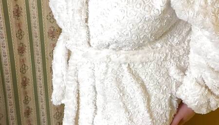 Chubby MILF wife with lactating boobs allowed this fat man fuck her hairy pussy without a condom and creampie her - Milky Mari