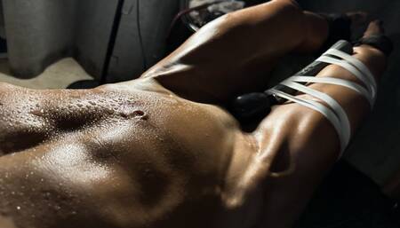 Lamuland SLAVE Trainig on my ABS Muscles - Orgasm control P1 - Belly Button fetish