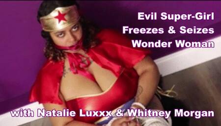 Evil Super-Girl Freezes & Seizes Wonder Woman - wmv