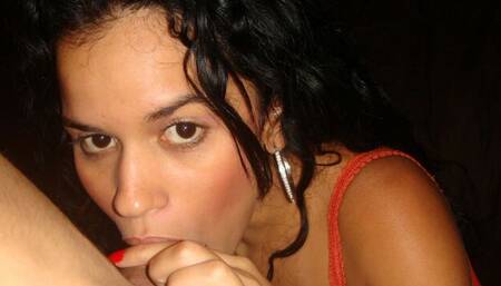 Solo in the shower with a big-boobed brunette Carmen Loves