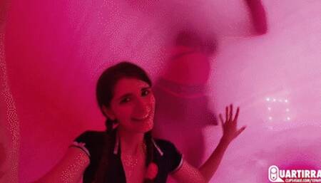 C155 Climb-In balloon from two perspectives - 480p