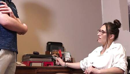 AuntJudysXXX - Horny Busty MILF Boss Lady Kitty Kat Fucks Her Employee