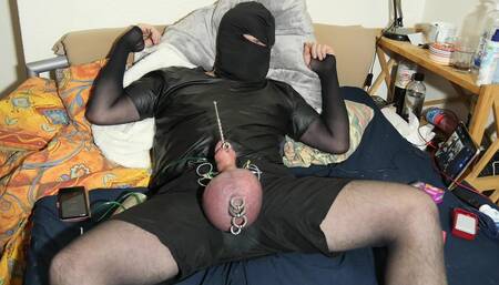 I Inflate My Scrotum Like a Balloon and Enjoy Some Sounding!