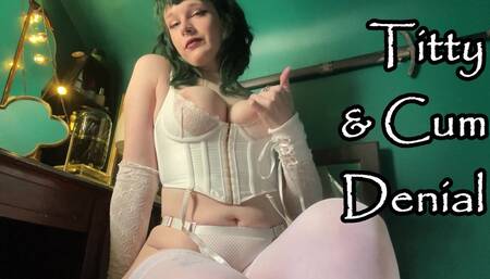 Titty and Cum Denial - Femdom JOI