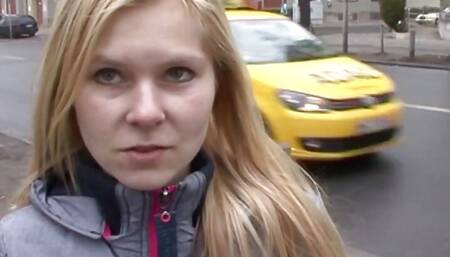 Hot German Blonde Trying Sperm