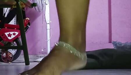 Hot Indian Bhabhi Fucking with Neighbour, When Her Husband Is Outside
