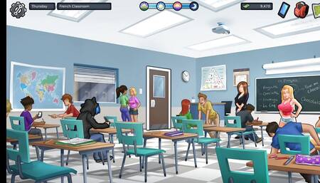 summertimesaga kissing with teacher, caught mastrubating by stepmom, nude photoshoot with stepsister