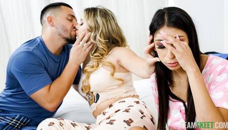 Aria Banks and Sona Bella are enjoying dick-riding so much