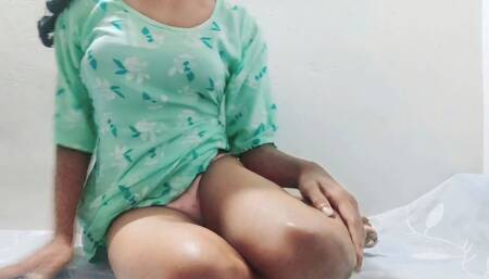 Crossy sissy Vedika anal play pink panty