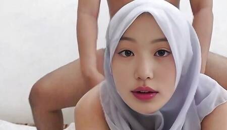 Tobrut Indo Hijab Massaged by Perverted Therapist During Sange