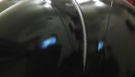 Lovely-Ass sexy tight PVC ass