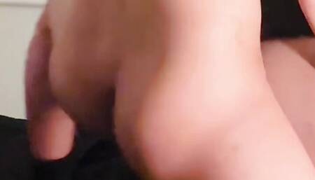 Twink gets creampied until cum drips from ass