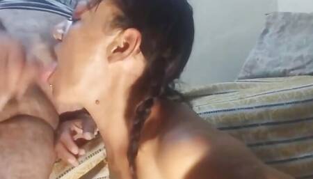 Blowjob & Pussy Fuck - Pussy to Mouth Cum Swallow