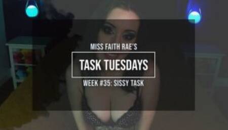 A Skanky Task for Sissy Whores - Miss Faith Rae's Femdom Audio Sissy Slut Training Instructions - HD 1080p MP4