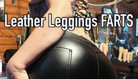 Princess Diss' Leather Leggings FARTS