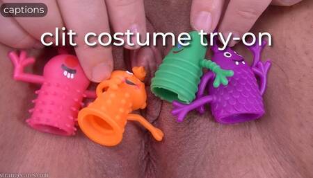 clit costume try-on