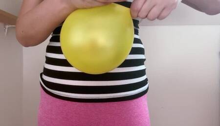 Balloon Stuffed Boobs And Ass