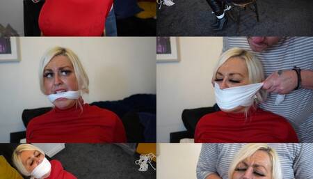 Busty blonde personal investigator cally gets chair tied and multi gagged (mp4)