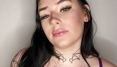 British teen talks dirty in her new lingerie