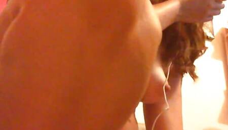 Italian milf masturbates with a big juicy banana