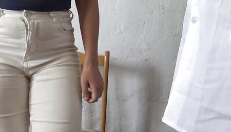 Perverted British doctor examines old female patient in his London clinic