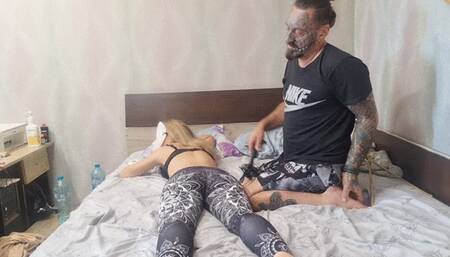 tights whipping masturbation